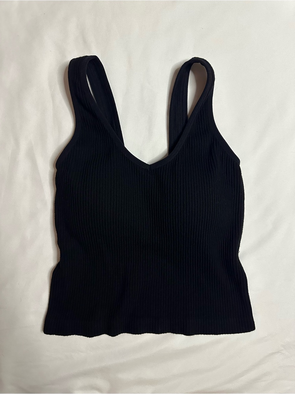 Altar’d State Revival black padded ribbed cami tank top
